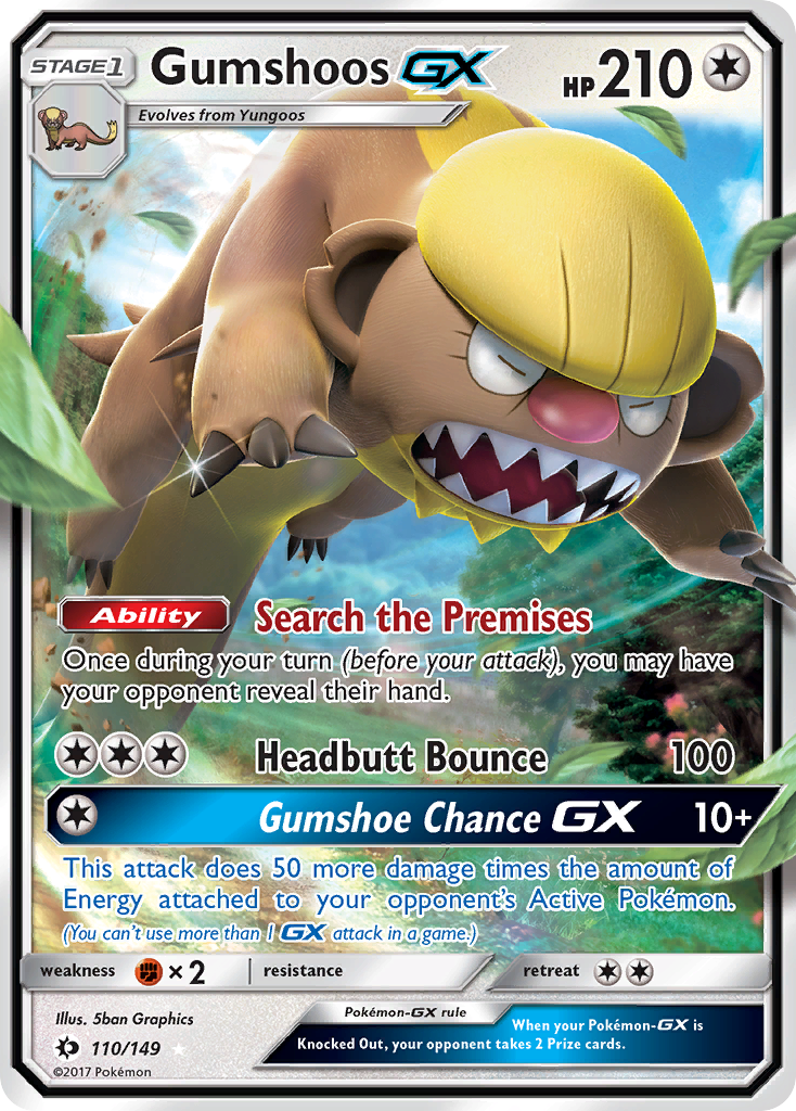 Gumshoos GX (110) [SM Base Set] - Deck Out Gaming