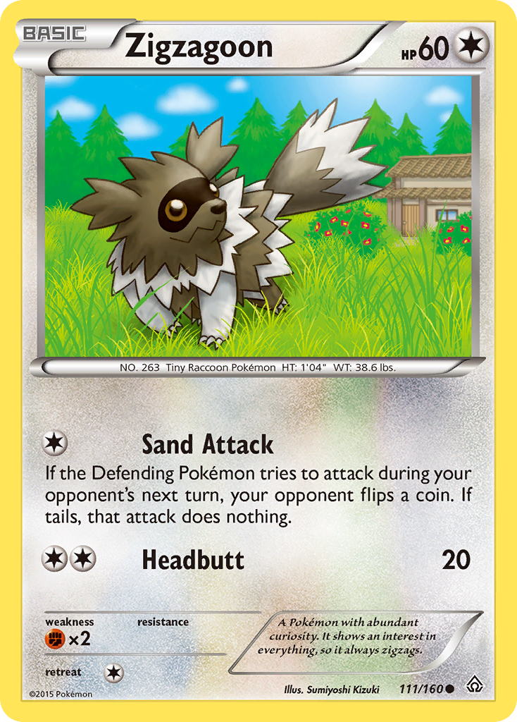 Zigzagoon (111) [XY - Primal Clash] - Deck Out Gaming