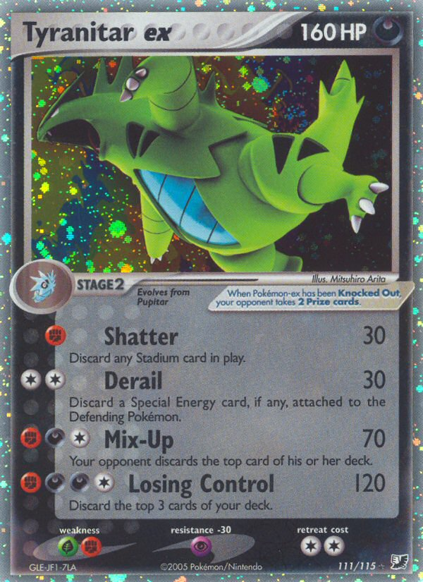 Tyranitar ex (111) [Unseen Forces] - Deck Out Gaming