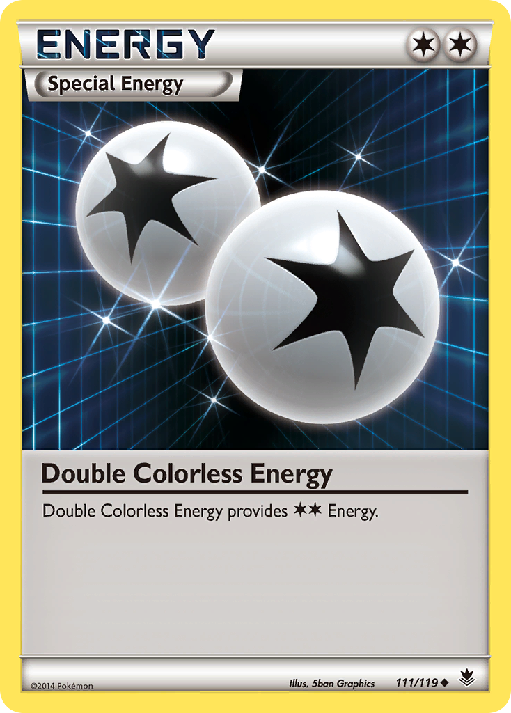 Double Colorless Energy (111) [XY - Phantom Forces] Reverse Holofoil - Deck Out Gaming