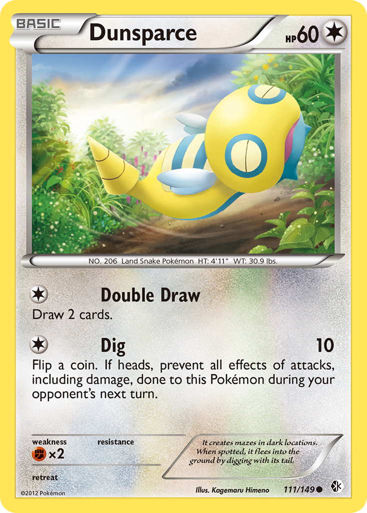 Dunsparce (111) [Boundaries Crossed] - Deck Out Gaming