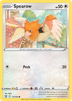 Spearow [SWSH05: Battle Styles] Reverse Holofoil - Deck Out Gaming