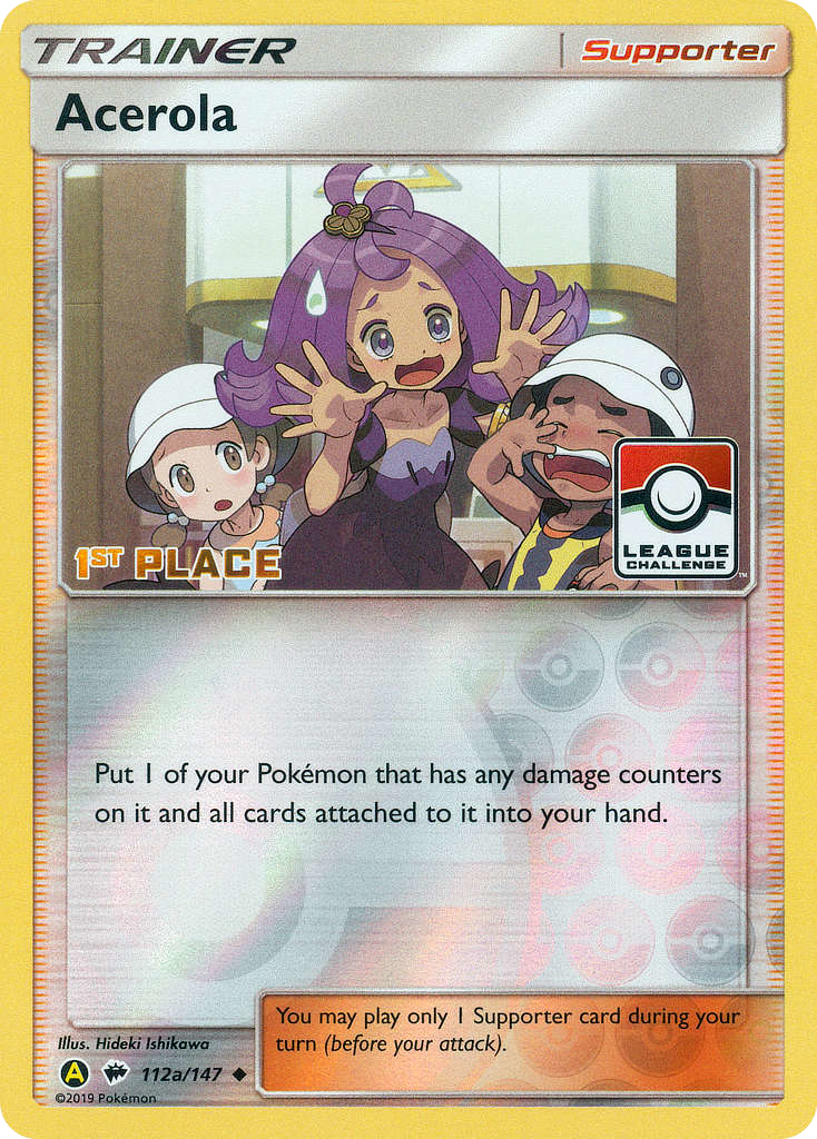 Acerola - 112a/147 (League Promo) [1st Place] (112a) [League & Championship Cards] - Deck Out Gaming