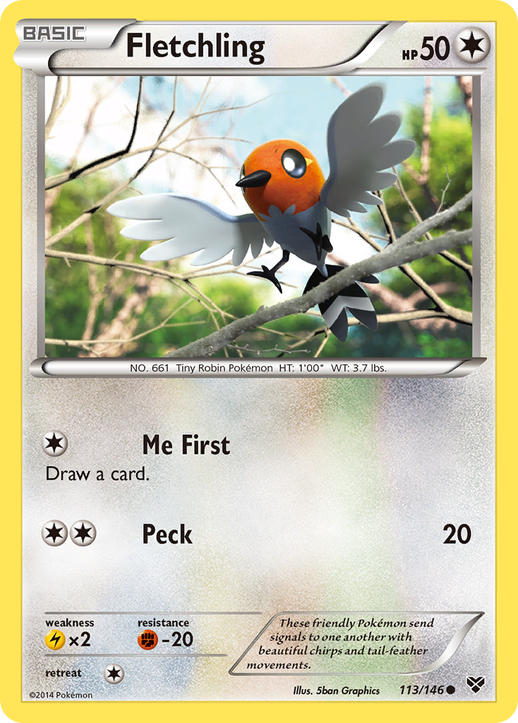 Fletchling (113) [XY Base Set] - Deck Out Gaming