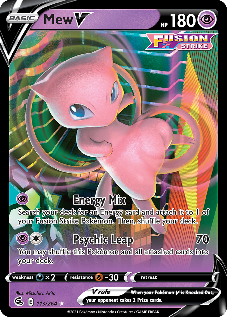 Mew V (113/264) [Sword & Shield: Fusion Strike] - Deck Out Gaming