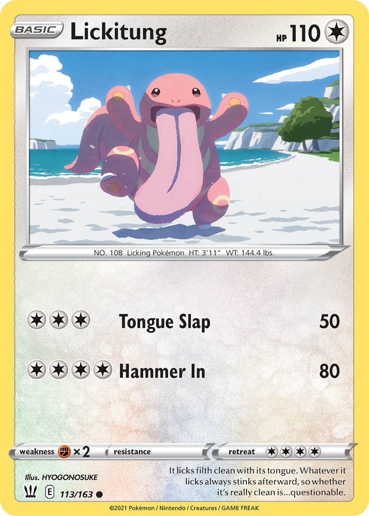 Lickitung [SWSH05: Battle Styles] Reverse Holofoil - Deck Out Gaming
