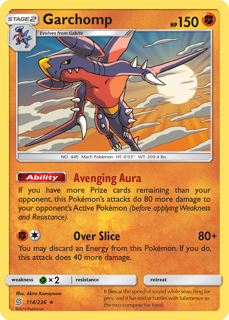 Garchomp (114/236) [Sun & Moon: Unified Minds] Reverse Holofoil - Deck Out Gaming