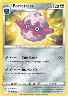 Forretress [SWSH04: Vivid Voltage] Reverse Holofoil - Deck Out Gaming