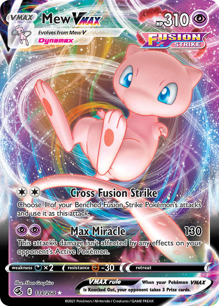 Mew VMAX (114/264) [Sword & Shield: Fusion Strike] - Deck Out Gaming