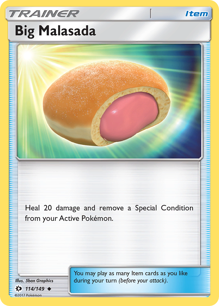 Big Malasada (114) [SM Base Set] Reverse Holofoil - Deck Out Gaming