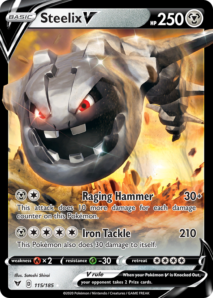 Steelix V [SWSH04: Vivid Voltage] - Deck Out Gaming