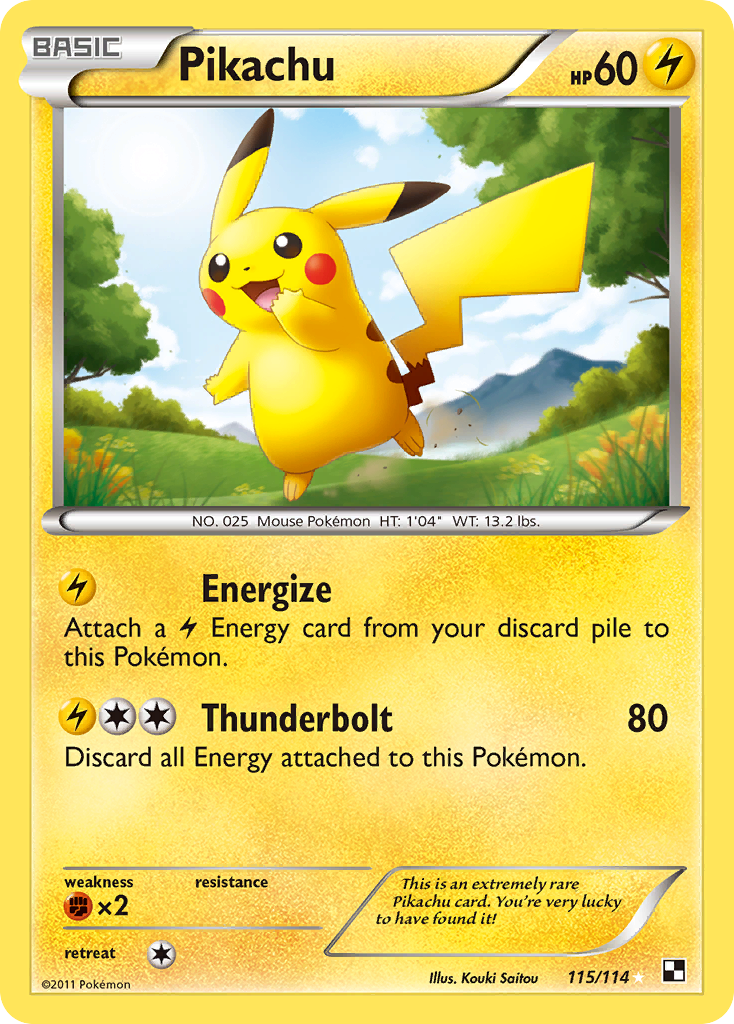 Pikachu [Black & White] - Deck Out Gaming