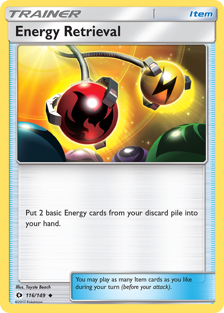 Energy Retrieval (116) [SM Base Set] Reverse Holofoil - Deck Out Gaming