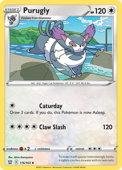 Purugly [SWSH05: Battle Styles] Reverse Holofoil - Deck Out Gaming