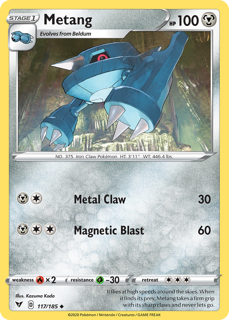 Metang [SWSH04: Vivid Voltage] Reverse Holofoil - Deck Out Gaming
