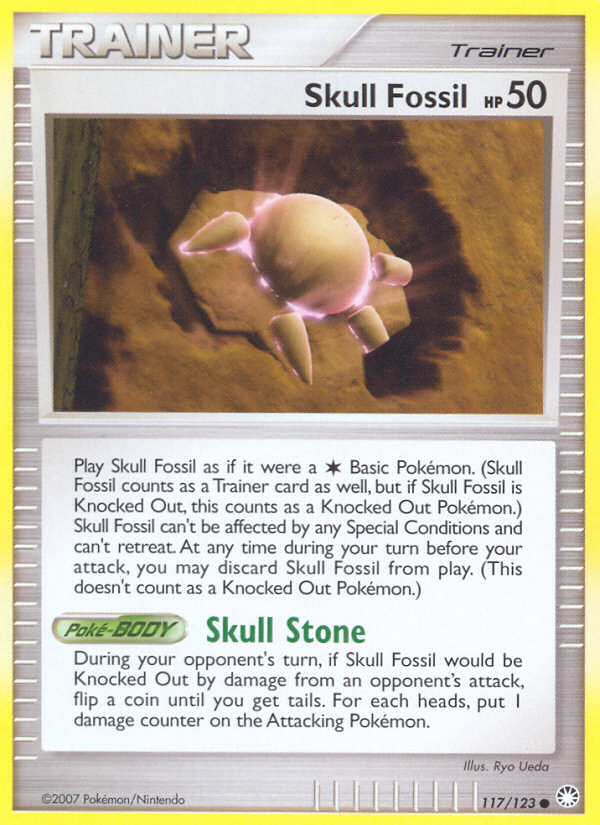 Skull Fossil (117) [Mysterious Treasures] Reverse Holofoil - Deck Out Gaming