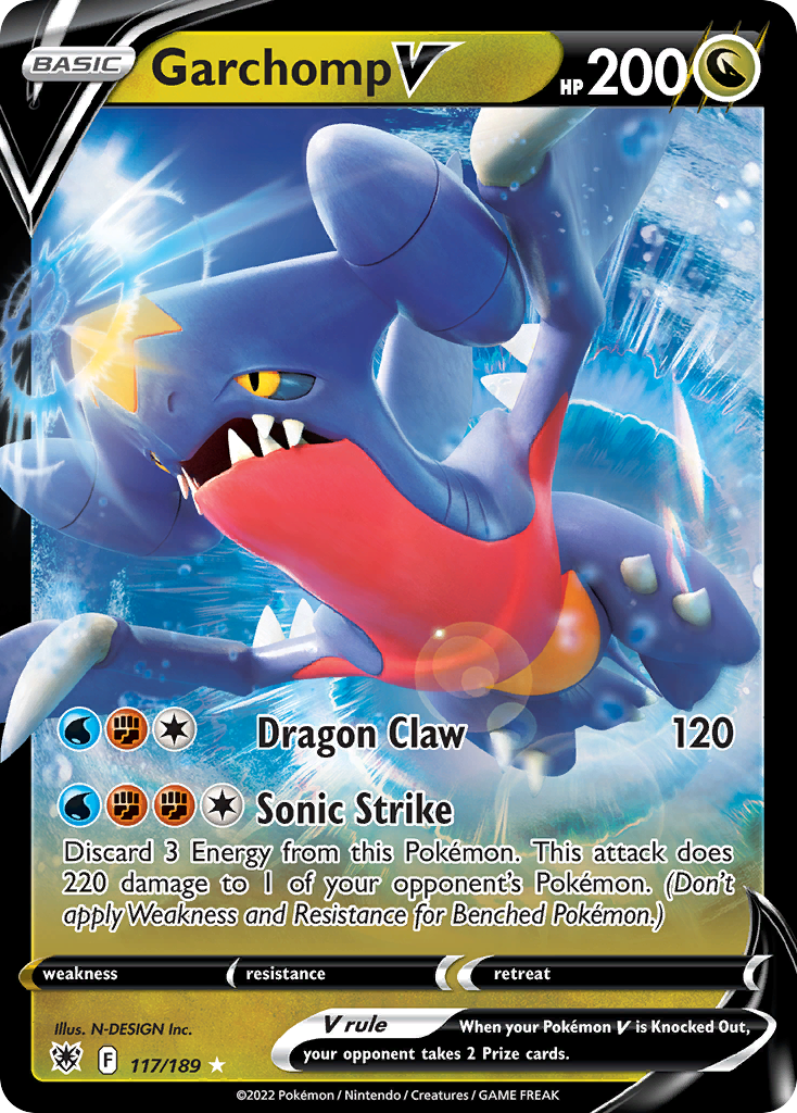 Garchomp V (117/189) [Sword & Shield: Astral Radiance] - Deck Out Gaming