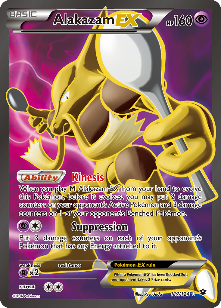 Alakazam EX (Full Art) (117) [XY - Fates Collide] - Deck Out Gaming