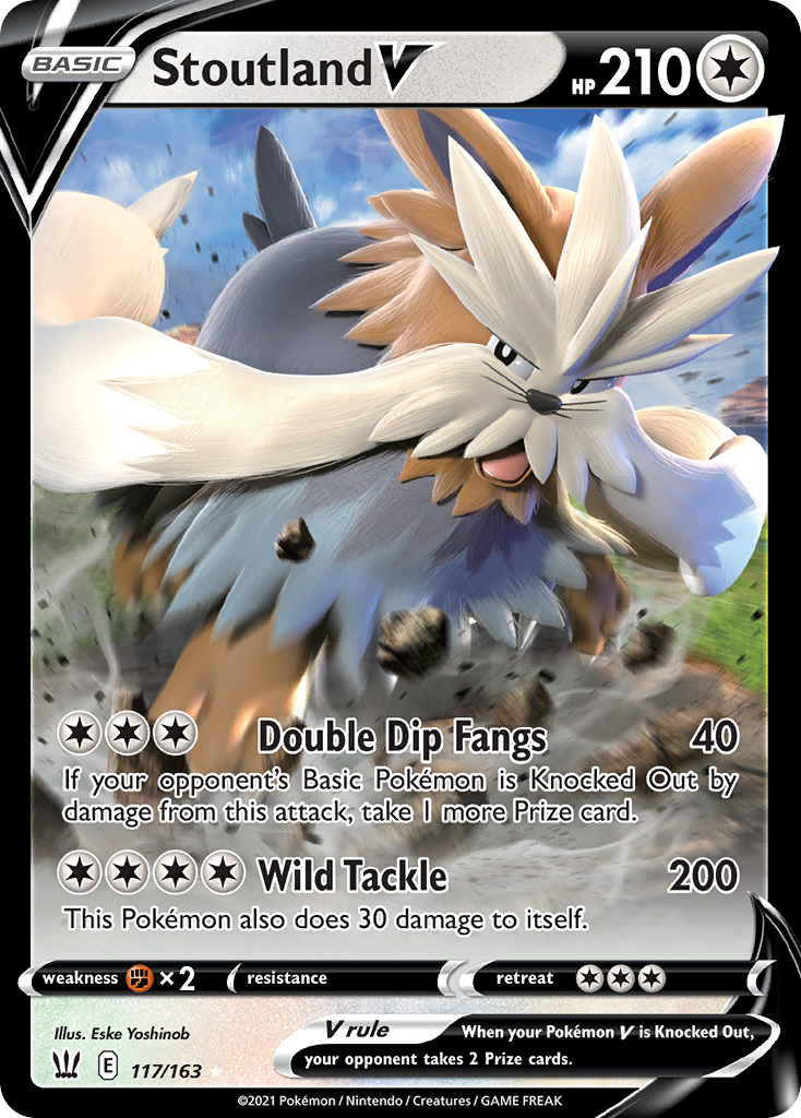 Stoutland V [SWSH05: Battle Styles] - Deck Out Gaming