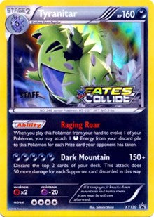 Tyranitar (Staff Prerelease) (XY130) [XY Promos] - Deck Out Gaming