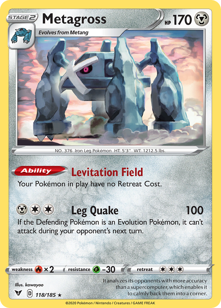 Metagross [SWSH04: Vivid Voltage] Reverse Holofoil - Deck Out Gaming