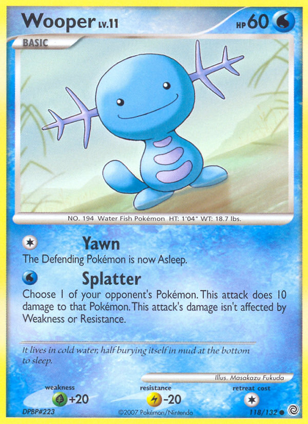 Wooper (118) [Secret Wonders] Reverse Holofoil - Deck Out Gaming