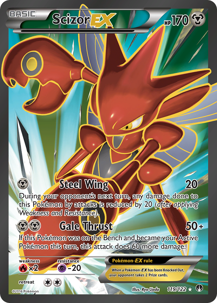 Scizor EX (Full Art) (119) [XY - BREAKpoint] - Deck Out Gaming