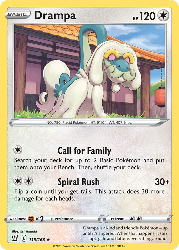 Drampa [SWSH05: Battle Styles] Reverse Holofoil - Deck Out Gaming