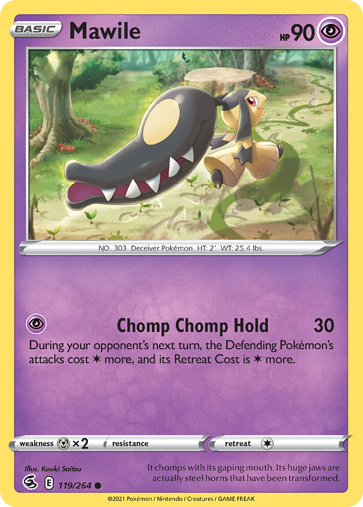 Mawile (119/264) [Sword & Shield: Fusion Strike] Reverse Holofoil - Deck Out Gaming