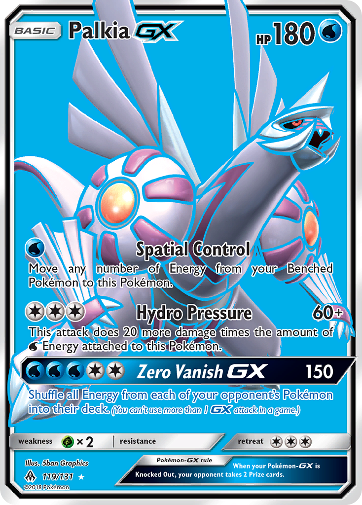 Palkia GX (Full Art) (119) [SM - Forbidden Light] - Deck Out Gaming