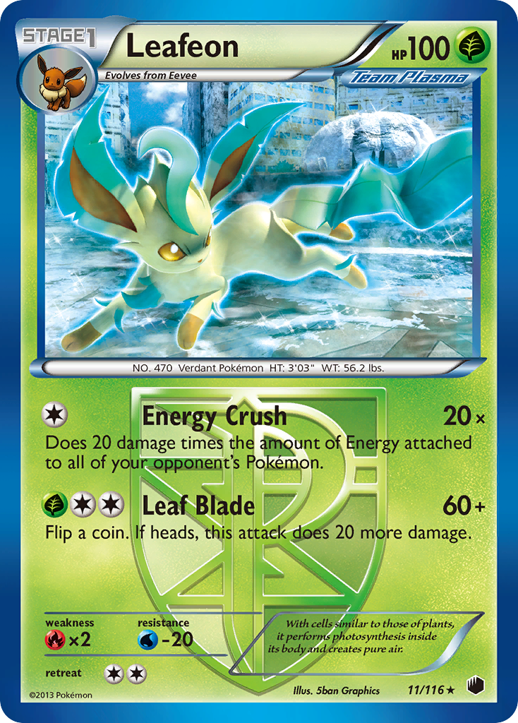 Leafeon (Team Plasma) (11) [Plasma Freeze] - Deck Out Gaming