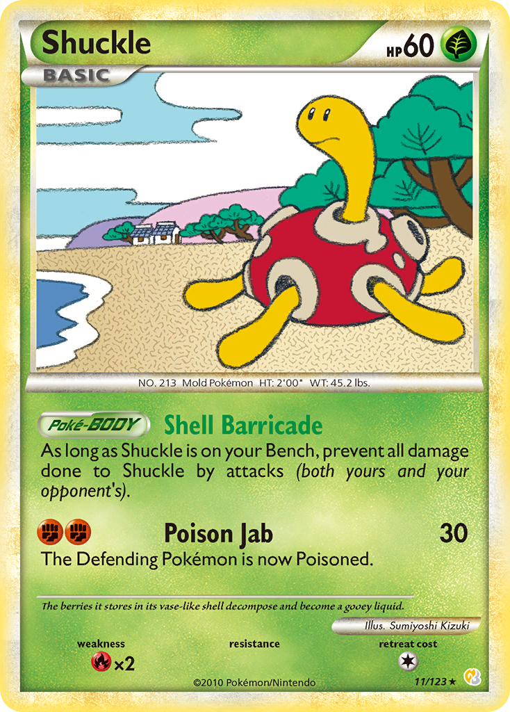 Shuckle (11) [HeartGold SoulSilver] - Deck Out Gaming