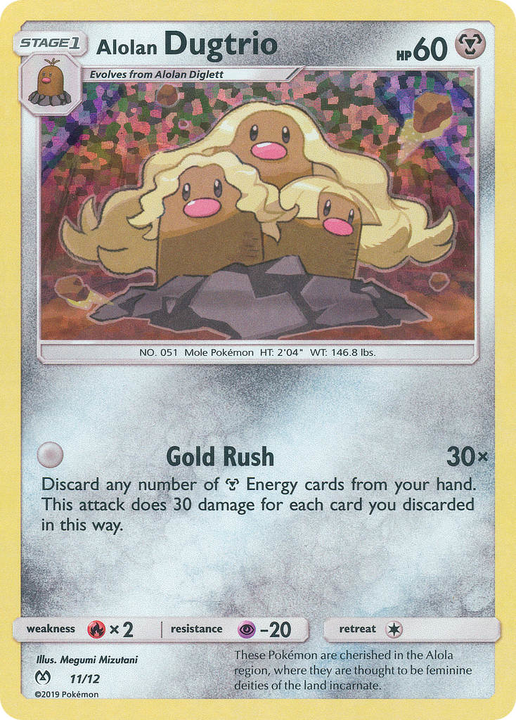 Alolan Dugtrio (11/12) [McDonald's Promos 2019] - Deck Out Gaming