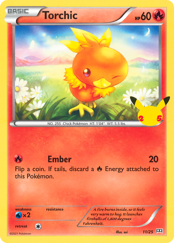 Torchic [McDonald's 25th Anniversary Promos] Holofoil - Deck Out Gaming