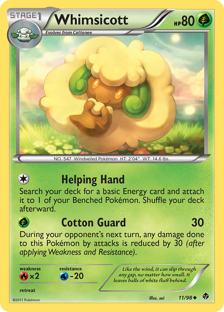 Whimsicott (11) [Emerging Powers] - Deck Out Gaming