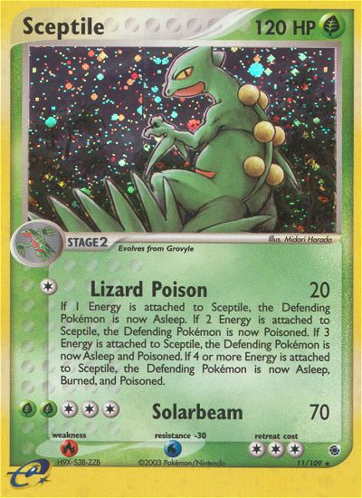 Sceptile (11) (11) [Ruby and Sapphire] Reverse Holofoil