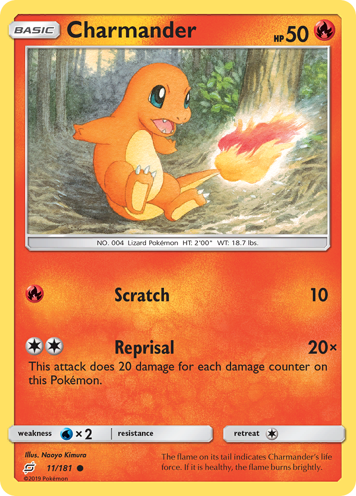 Charmander (11/181) [Sun & Moon: Team Up] - Deck Out Gaming