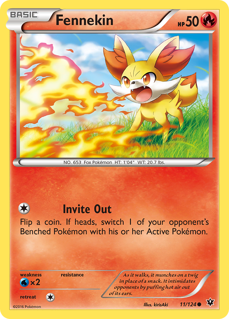 Fennekin (11) (11) [XY - Fates Collide] - Deck Out Gaming