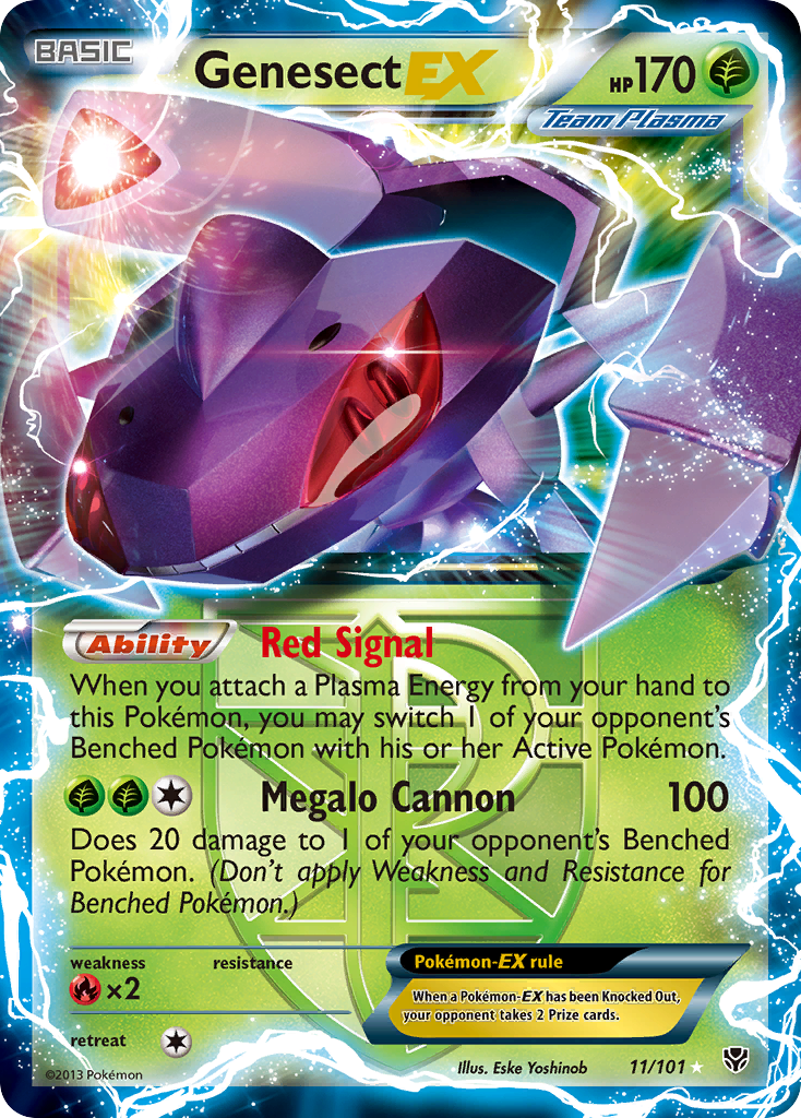 Genesect EX (Team Plasma) (11) [Plasma Blast] - Deck Out Gaming