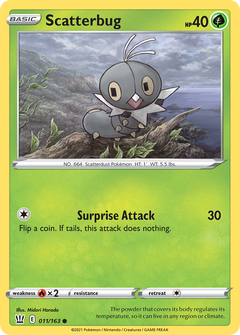 Scatterbug [SWSH05: Battle Styles] Reverse Holofoil - Deck Out Gaming