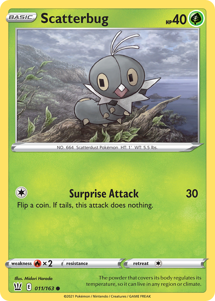 Scatterbug [SWSH05: Battle Styles] Reverse Holofoil - Deck Out Gaming