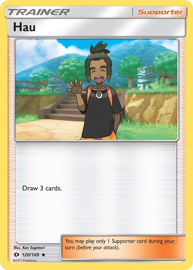 Hau (120) [SM Base Set] Reverse Holofoil - Deck Out Gaming