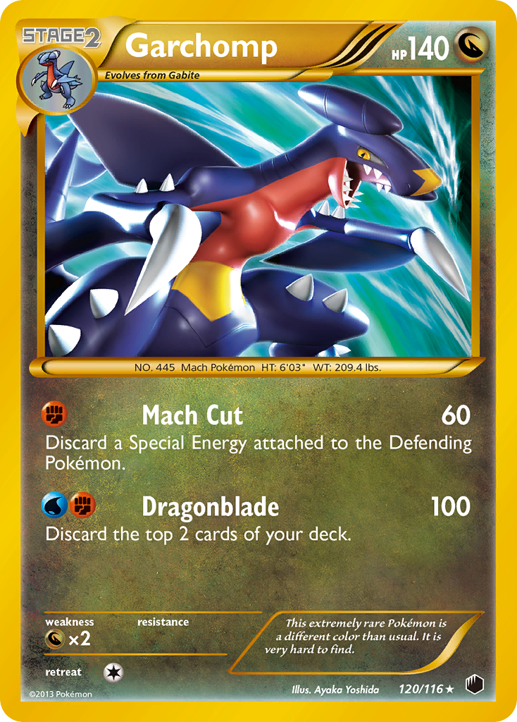 Garchomp (120 Secret Rare) (120) [Plasma Freeze] - Deck Out Gaming