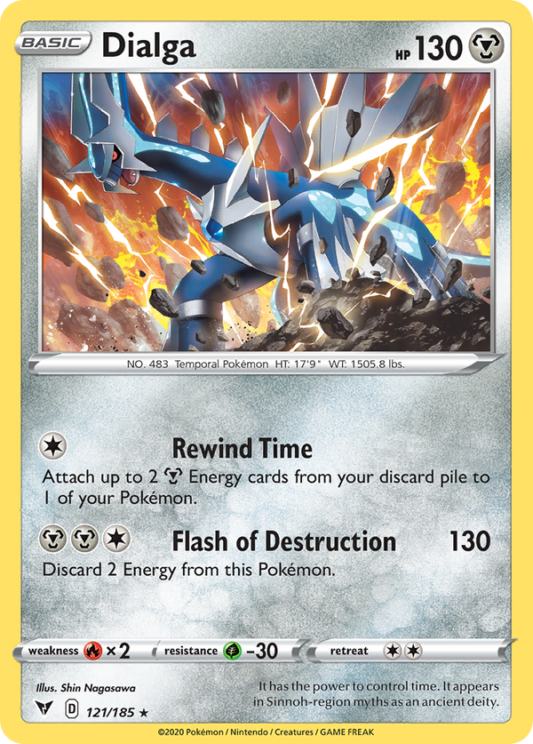 Dialga [SWSH04: Vivid Voltage] Reverse Holofoil - Deck Out Gaming