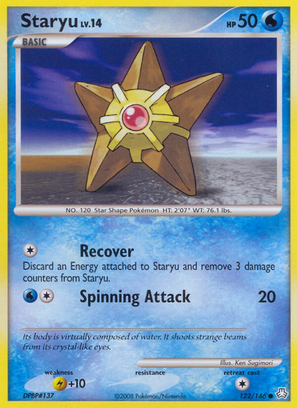 Staryu (122) [Legends Awakened] Reverse Holofoil - Deck Out Gaming