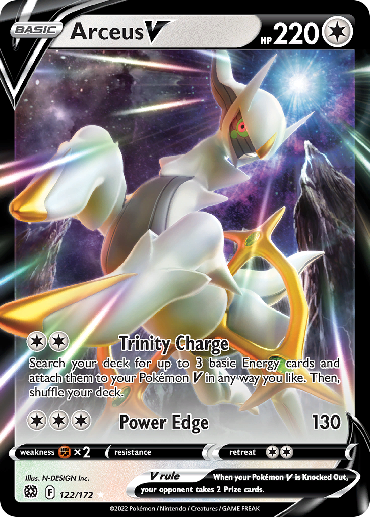 Arceus V (122/172) [Sword & Shield: Brilliant Stars]