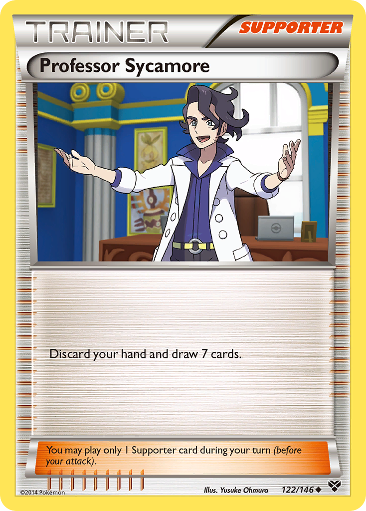 Professor Sycamore (122) [XY Base Set] Reverse Holofoil - Deck Out Gaming