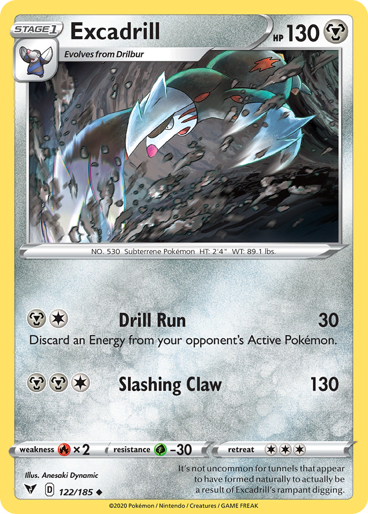Excadrill [SWSH04: Vivid Voltage] Reverse Holofoil - Deck Out Gaming