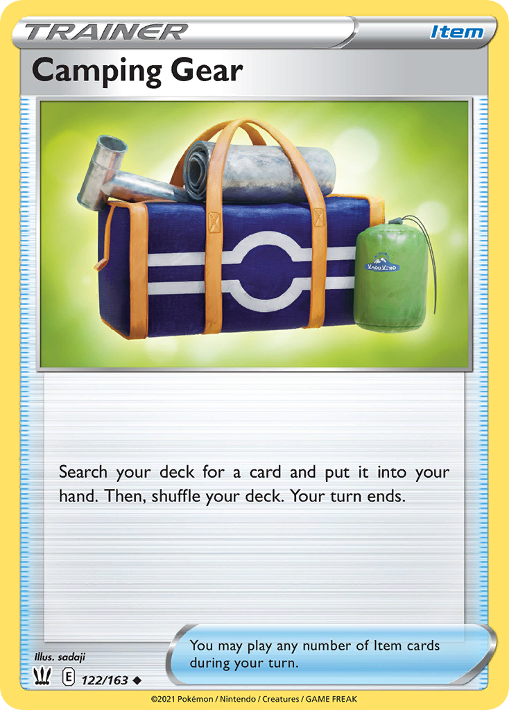 Camping Gear [SWSH05: Battle Styles] Reverse Holofoil - Deck Out Gaming