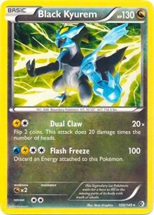 Black Kyurem (BW Boundaries Crossed) (100) [Deck Exclusives] - Deck Out Gaming